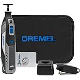 Dremel 8250 12V Lithium-Ion Battery Brushless Motor Cordless Rotary Tool Bundle with All-Purpose Accessory Kit (2 Items)