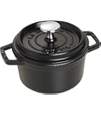 Amazon.com: Staub Cast Iron Round Cocotte, Dutch Oven, 13.25-quart