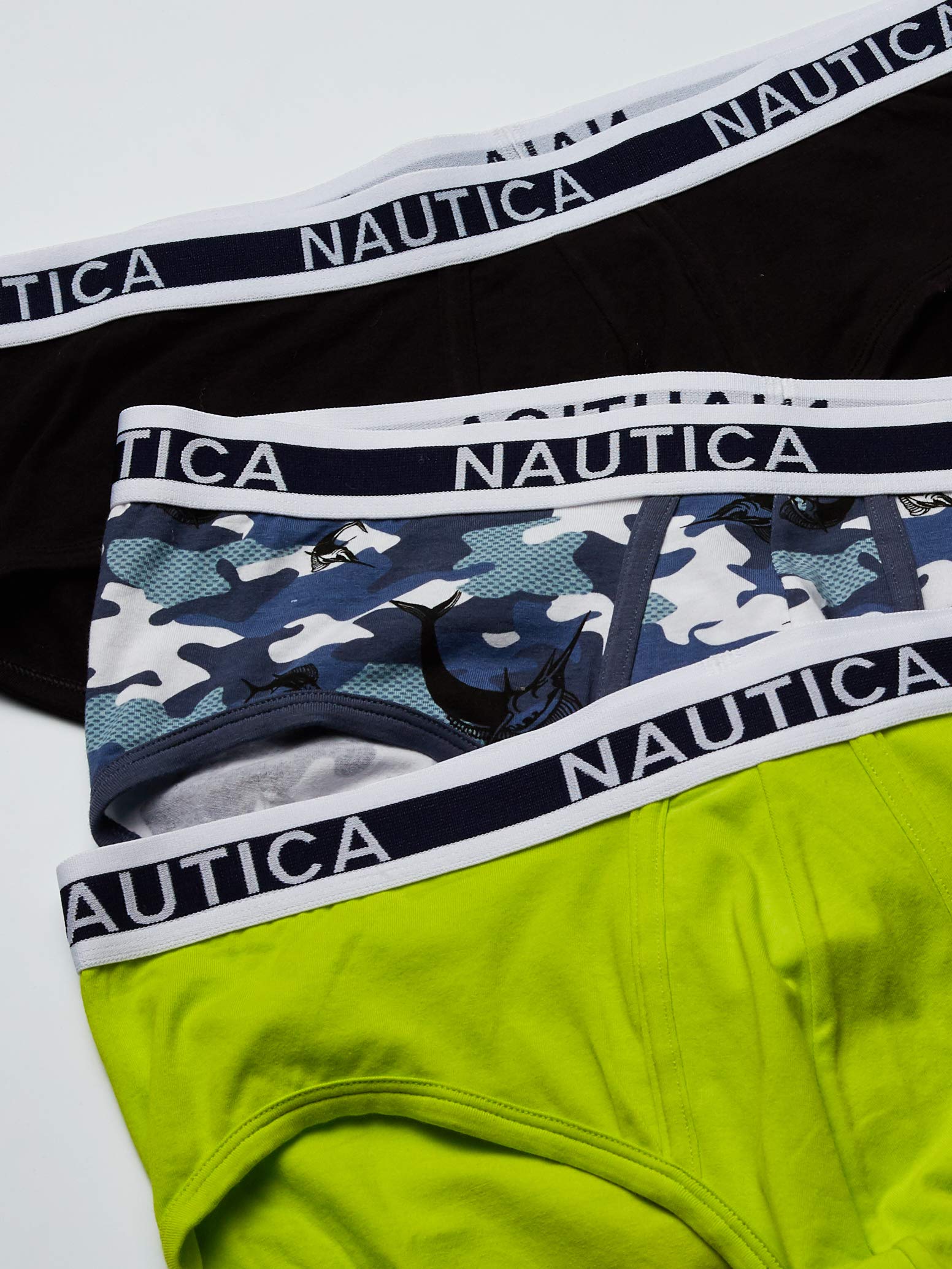 Nautica Men's Classic Cotton Stretch Multipack Briefs Nautical Fashions