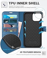 TUCCH Case for iPhone 13 Pro Max Wallet Case, RFID