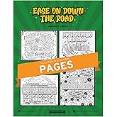 Coloring Broadway - The Wiz Inspired Coloring Pages (Set of 4), Ease on Down The Road Musical Theater Merchandise, Printed on Matte Card Stock (8 1/2” x 11”), for a Broadway Theater Lover