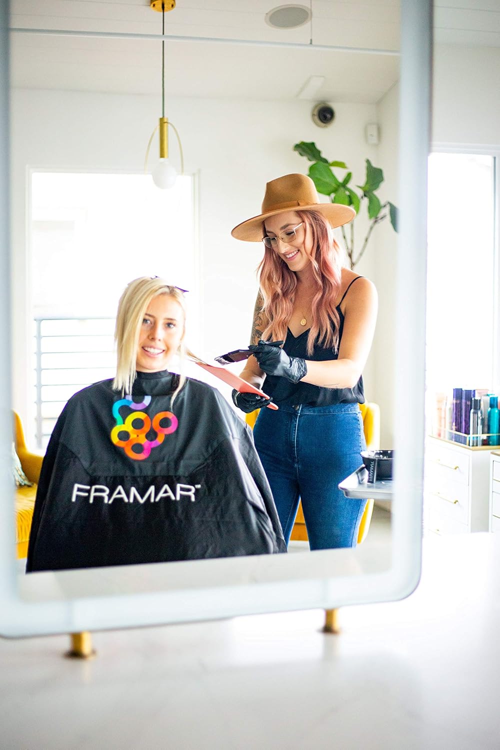 Framar Foil/Balayage Board and Paddle Set for Hair Bleach, Hair Dye - Long board and short board – Coloring Set - 2 Pack : Beauty