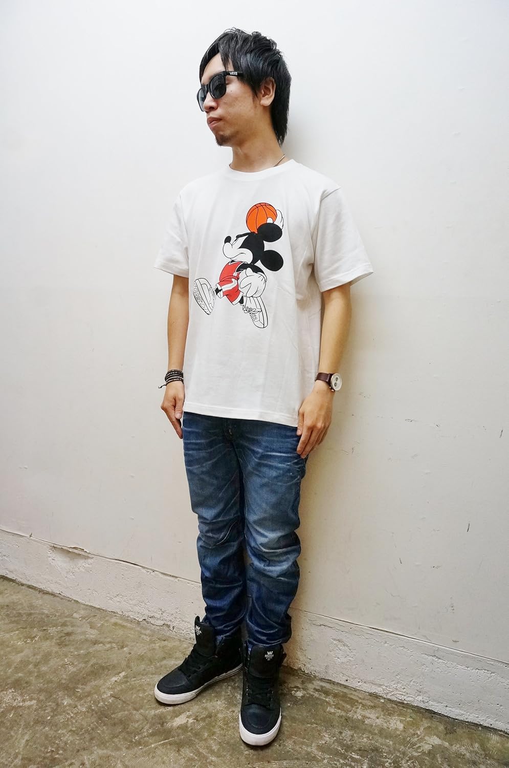 Amazon スペリオール Superior Tシャツ D Mickey S S Tee ホワイト Xxl メンズ T Shirt 半袖 バスケ ミッキーマウス ミッキー ディズニー メンズ レディース 白 White Tシャツ カットソー 通販