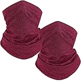 TICONN Neck Gaiter Face Cover Scarf, Neck Warmer Breathable Sun & Wind-proof for Skiing Fishing Hiking Cycling