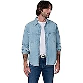Joe's Mens The Wayne Denim Western Shirt Long Sleeve Pocket Button Down