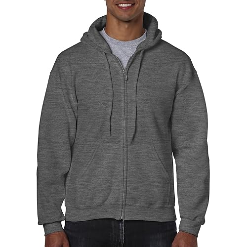 Gildan Men's Fleece Zip Hooded Sweatshirt