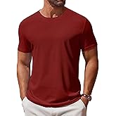 COOFANDY Men's T Shirt Short Sleeve Crew Neck T-Shirt Casual Summer Classic Basic Tee Shirts