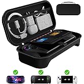 ivoler Carrying Case for ASUS ROG Xbox Ally/ROG Xbox Ally X (2025), Portable Hard Shell Pouch Travel Bag Built-in Gaming Char