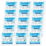 Zarpax Moisture Absorber Sachets Fresh Cotton 1.4 oz/40g - Remove Excess Moisture In Air & Odor - Desiccant Dehumidifier for Closet, Drawer, Safe, Storage - Dampness & Humidity Control - Set of 15