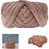 Chunky Cotton Yarn for Arm Knitting Crochet Super Saver Jumbo Giant Bulky Premier Yarn for Making Pets House Blanket