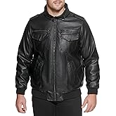 Levi's Men's Vintage Deer Faux Leather Aviator Bomber (Standard and Big & Tall)