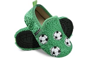 WateLves Kids Toddler Slippers Boys Girls House Shoes Slip on Sock Slippers Lightweight Winter Indoor Outdoor Walking Shoes