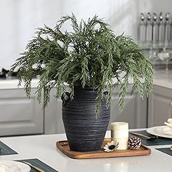 Giegxin 10 Pcs Christmas Artificial Cedar Branches