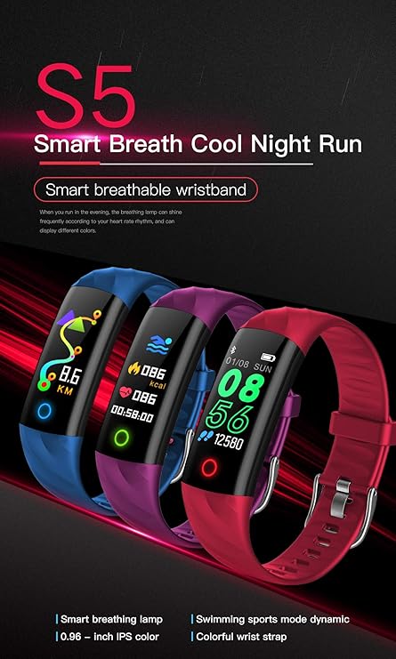 s5 smart fitness tracker