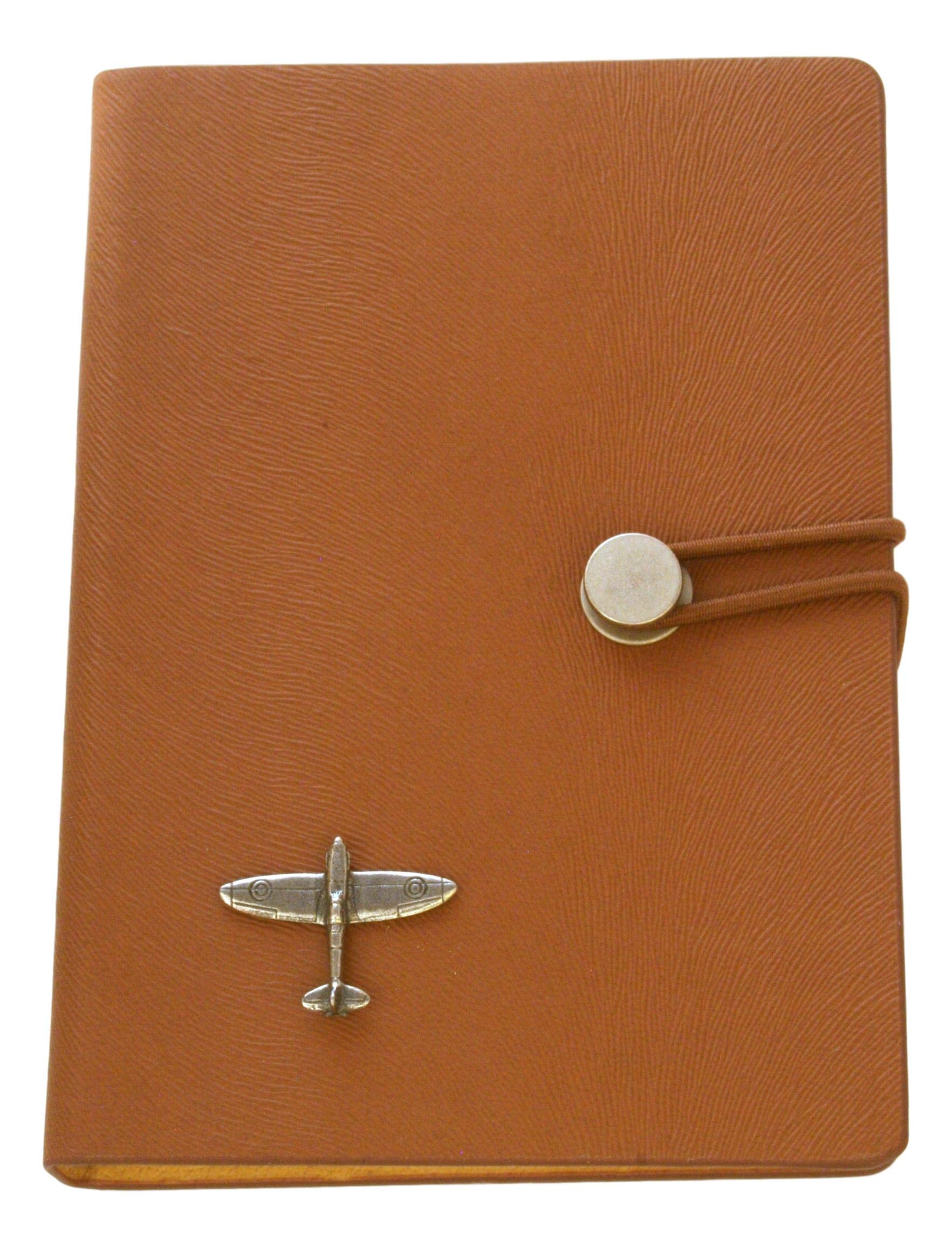 Gamekeepers Cottage gifts Spitfire Plane Notebook A6 Notepad Pocket Sized RAF Present