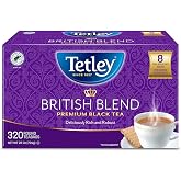 Tetley, British Blend Black Tea, 320 Count, Hot or Iced, Rich &amp; Robust Black Tea