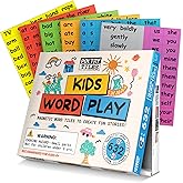 Poetry Tiles 632 Kids Word Play Fridge Magnets β Big .75" Tall Color-Coded Tiles - Practice Reading, Sentence Building, Writing, Poetry, and Creativity with Magnetic Words