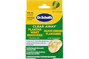 Dr. Scholl's Clear Away Wart Remover Plantar Wart,24 Count