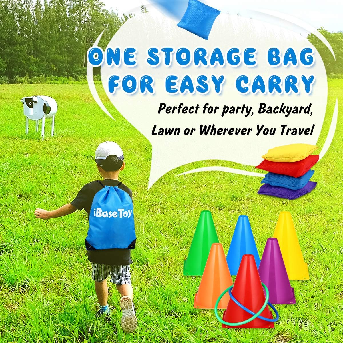 IBaseToy Bean Bag Toss Game Outdoor Games For Birthday Party Yard Lawn ibasetoy-bean-bag-toss-game-outdoor-games-for-birthday-party-yard-lawn