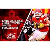 Vincit Veritas Travis Kelce Poster Motivational Quote Posters Inspirational Football Sports Decor Coaching Wall Art Growth Mindset Teacher Educational Teaching Quotes Autograph Elementary Jersey P123