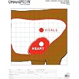 Amazon.com : Champion Deer Vitals Paper Target, 14x18, 12ct : Airsoft ...