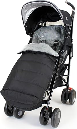 maclaren xt black footmuff
