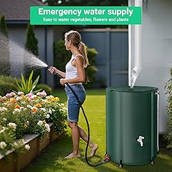 FAMIROSA 132 Gallon / 500L Collapsible Rain