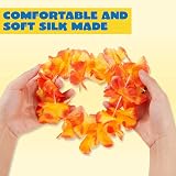JOYIN 60 Counts Hawaiian Flower Lei Bulk 90 cm Luau Party Favors Assorted view 2