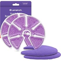Amazon.com : Lansinoh Breast Therapy Packs with Soft Covers, Hot ...