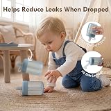 Moonkie Silicone Baby Straw Cup 6 Months Transition for Toddlers view 6