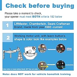 Garage Door Opener Remote, for Lift Master