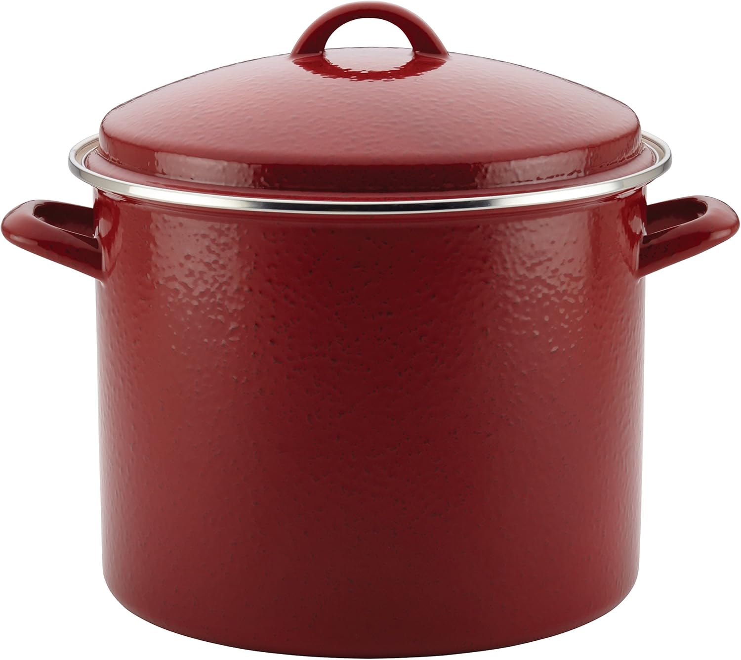 Paula Deen 46324 Enamel on Steel Stock Pot/Stockpot with Lid, 12 Quart