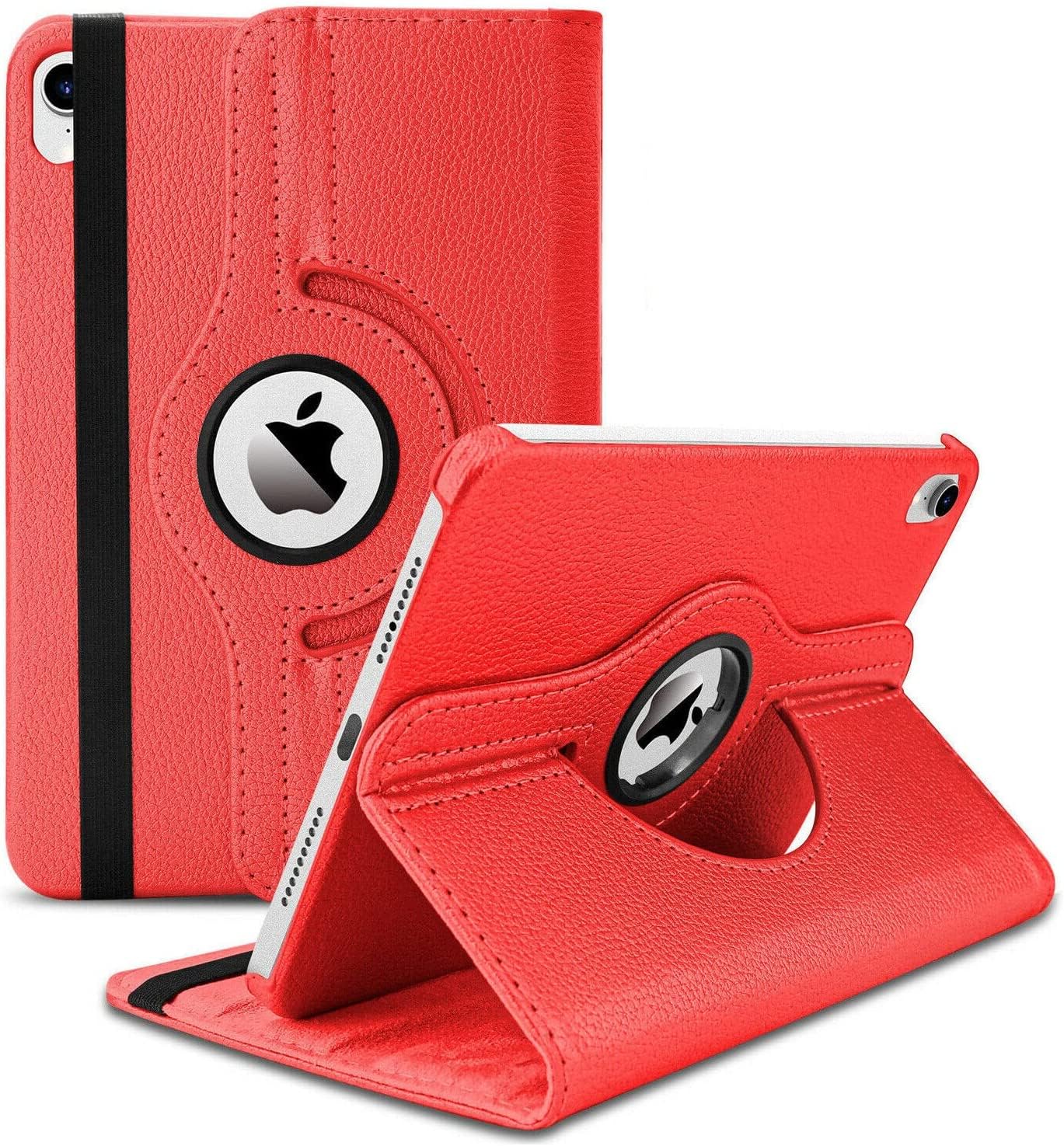 World Biz Rotating Case for iPad Air 10.9’’ 5th / 4th Generation Case (2022/2020), 360° Rotation Shockproof PU Leather Flip Cover with Auto Wake/Sleep Apple iPad Air 5/4 10.9 inch (Red) — image 1