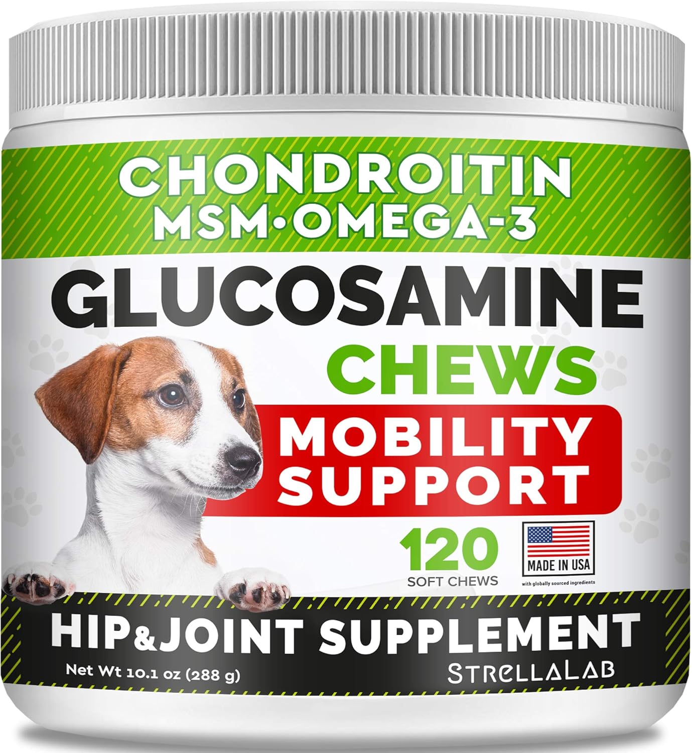 Glucosamine Treats for Dogs Joint Supplement w/ Omega3
