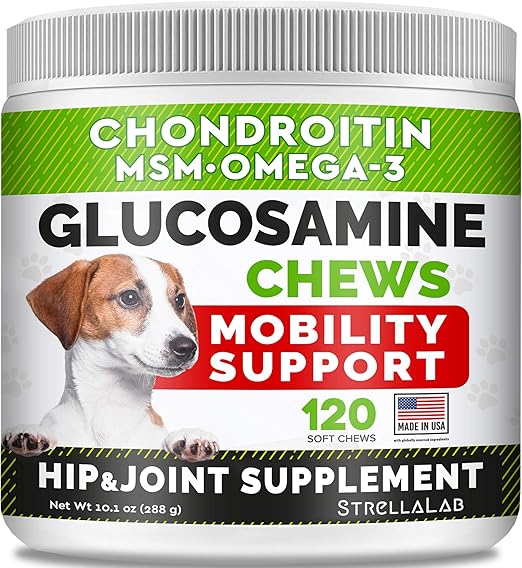 Glucosamine Treats for Dogs Joint Supplement w/ Omega3