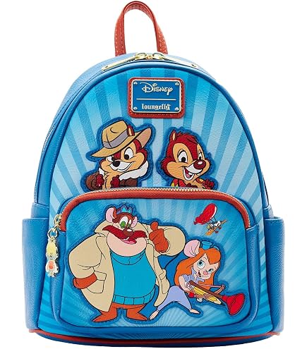 Loungefly Disney Rescue Rangers Gadget Backpack Amazon.com: Loungefly Chip N Dale Rescue Rangers AOP Women main image 2