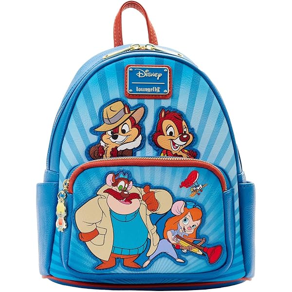 Amazon.com: Loungefly Chip N Dale Rescue Rangers AOP Women display picture 2