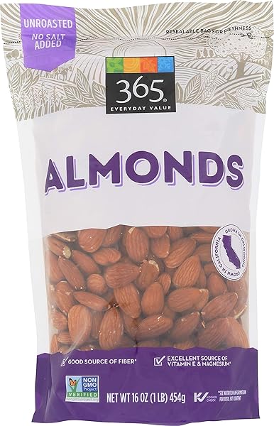 365 EVERYDAY VALUE, ALMONDS, 16 OZ