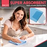 SOL 100 Pack Blue J Cloths 8x23cm All Purpose Disposable Cloths view 5