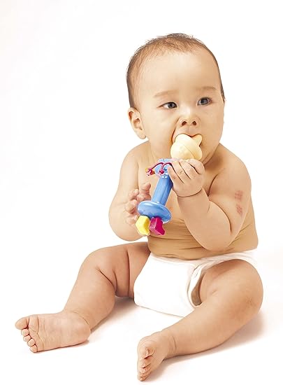 Amazon ノンキャラ良品 なんでもなめるようになったら なめても安心なめられ太郎 3代目 がらがら ラトル おもちゃ