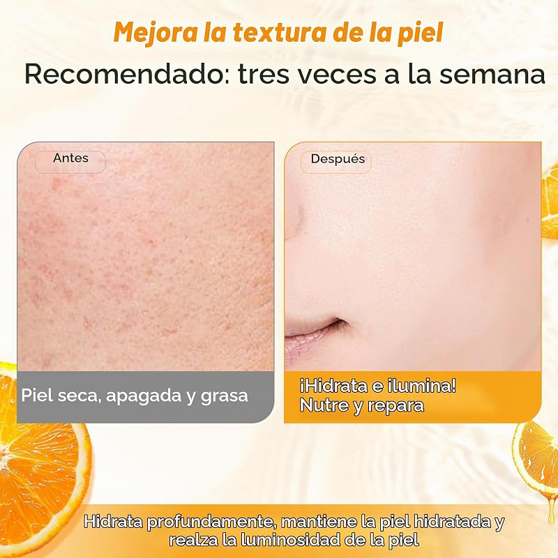 Conjunto de 15 máscaras faciais para mulheres, máscara facial de colagénio com ácido hialurónico, citamina C e ouro 24K, hidrante, nutrientes, anti-idade