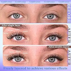 Goddvenus Wispy Lash Clusters 10-16mm Lashes