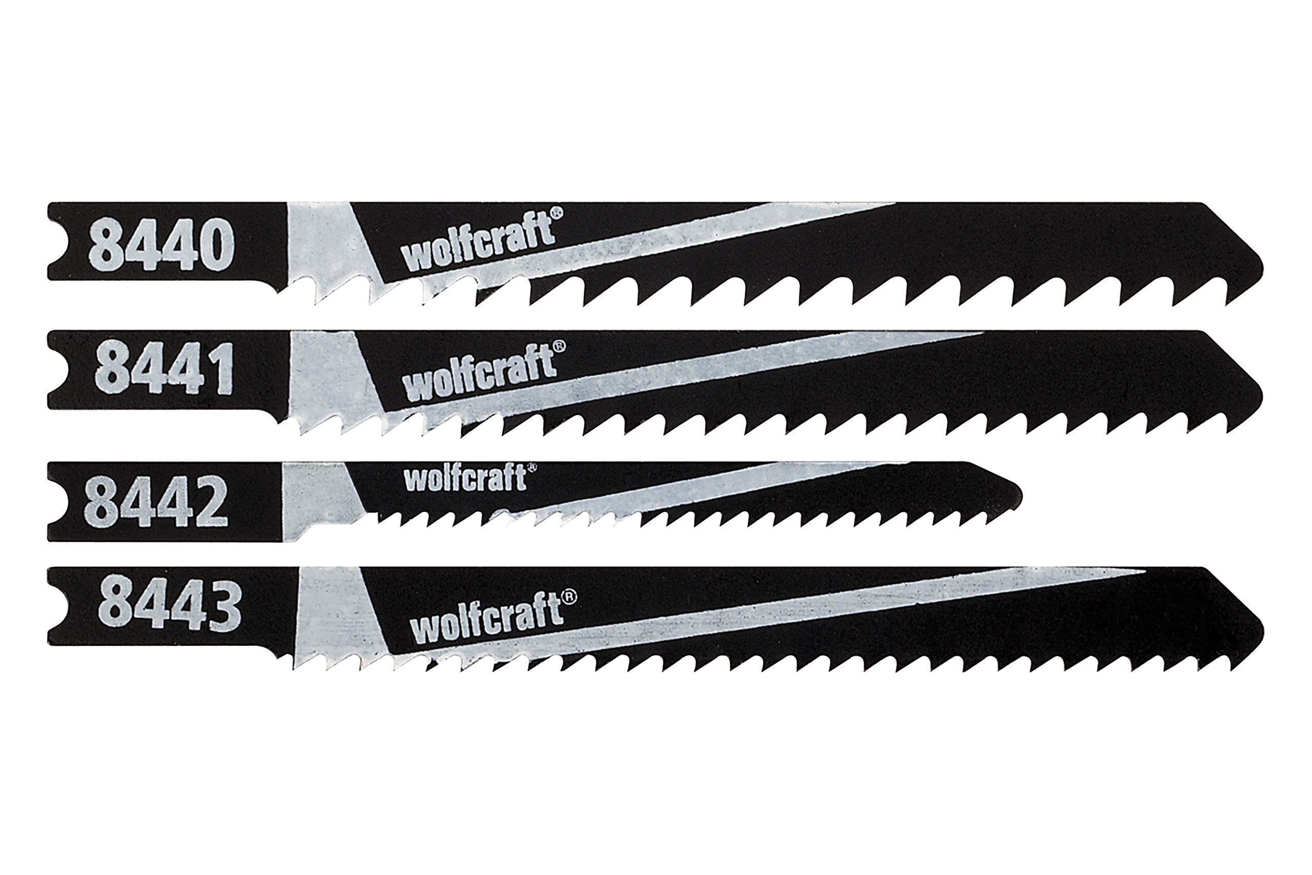 wolfcraft Jigsaw Blade Set 10 Pcs., U-Shank I 8440000