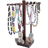 FENNIDICE Wooden Baseball Ring Holder, Softball Ring Holder Display for Drip Necklace, Championship and Sports Accessories, Softball Gifts, 12.6 X 3.9 X 2.9 inch