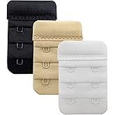 LeonHien Women's Bra Extenders 2 Hook/3 Hook/4 Hook, Soft and Comfortable Bra Strap Extension