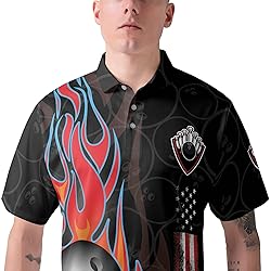 HYPERFAVOR Custom Bowling Shirts for Men- Bowling