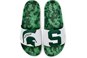 HYPE CO Hype NCAA Team Graphic and Color Unisex Quick Dry Slydr Sandal