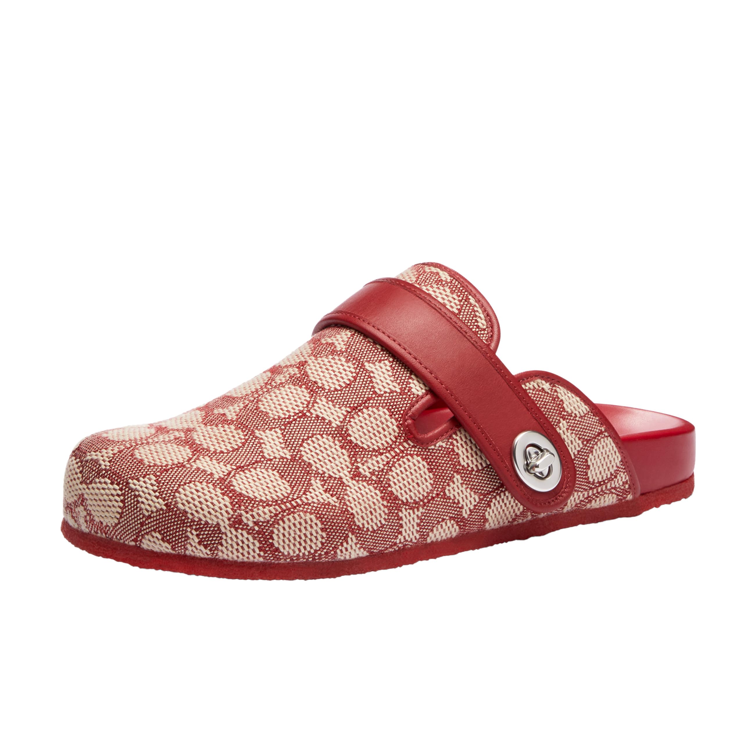 Coach Women’s Blake Clog Mule, Ruby, 8