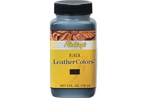 Fiebing's LeatherColors 4oz - Water Based Penetrating & Permanent Leather Dye for Shoes, Boots, Belts, Bags, Furniture