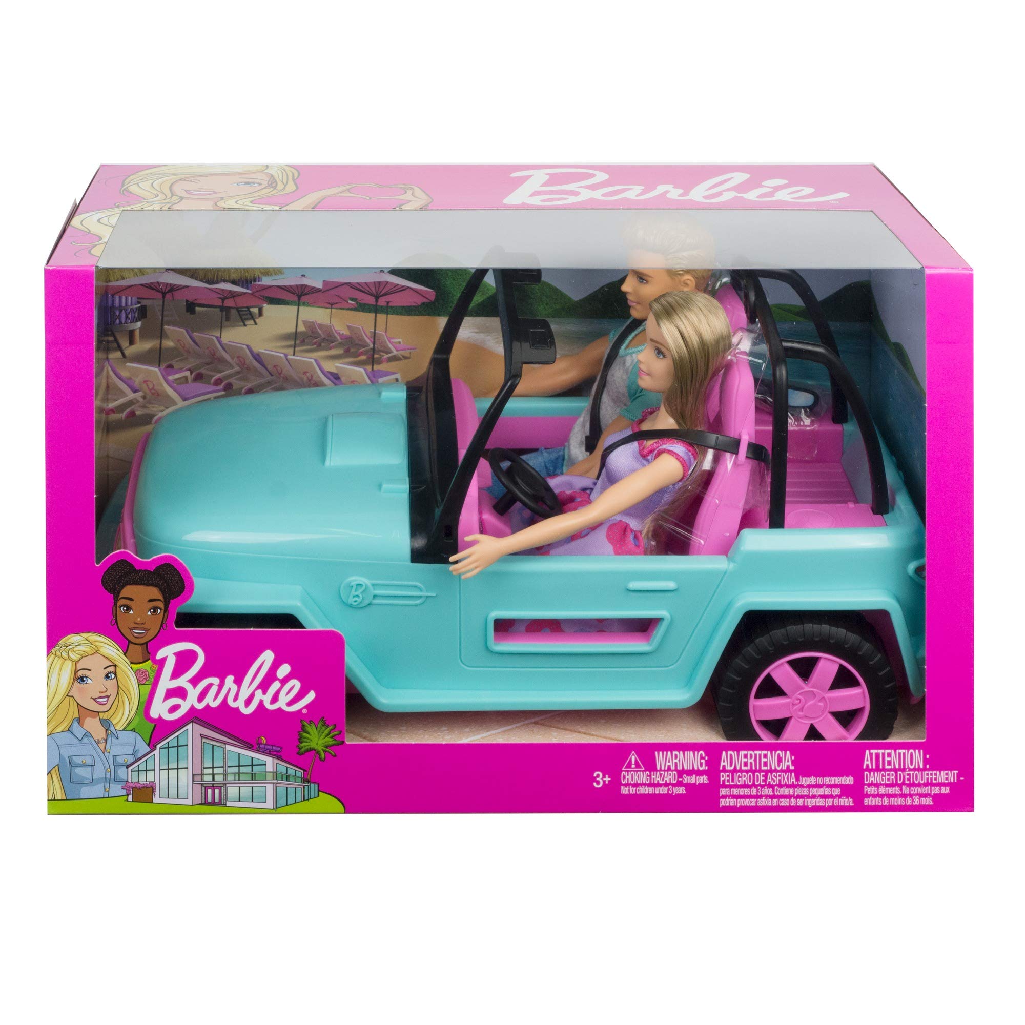 And Barbie Dolls Barbie Ken Jeep Barbie Doll And Ken Playset With
